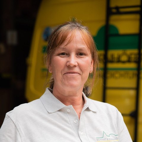 Anja Dornhöfer, Dachdeckermeisterin